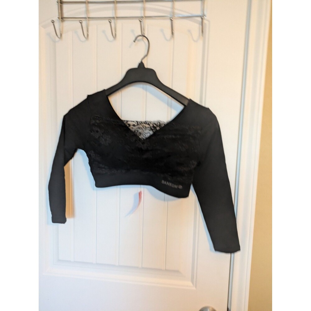 SANKOM Patent  Support Posture Lace Bra for Women’s L Black NWOT